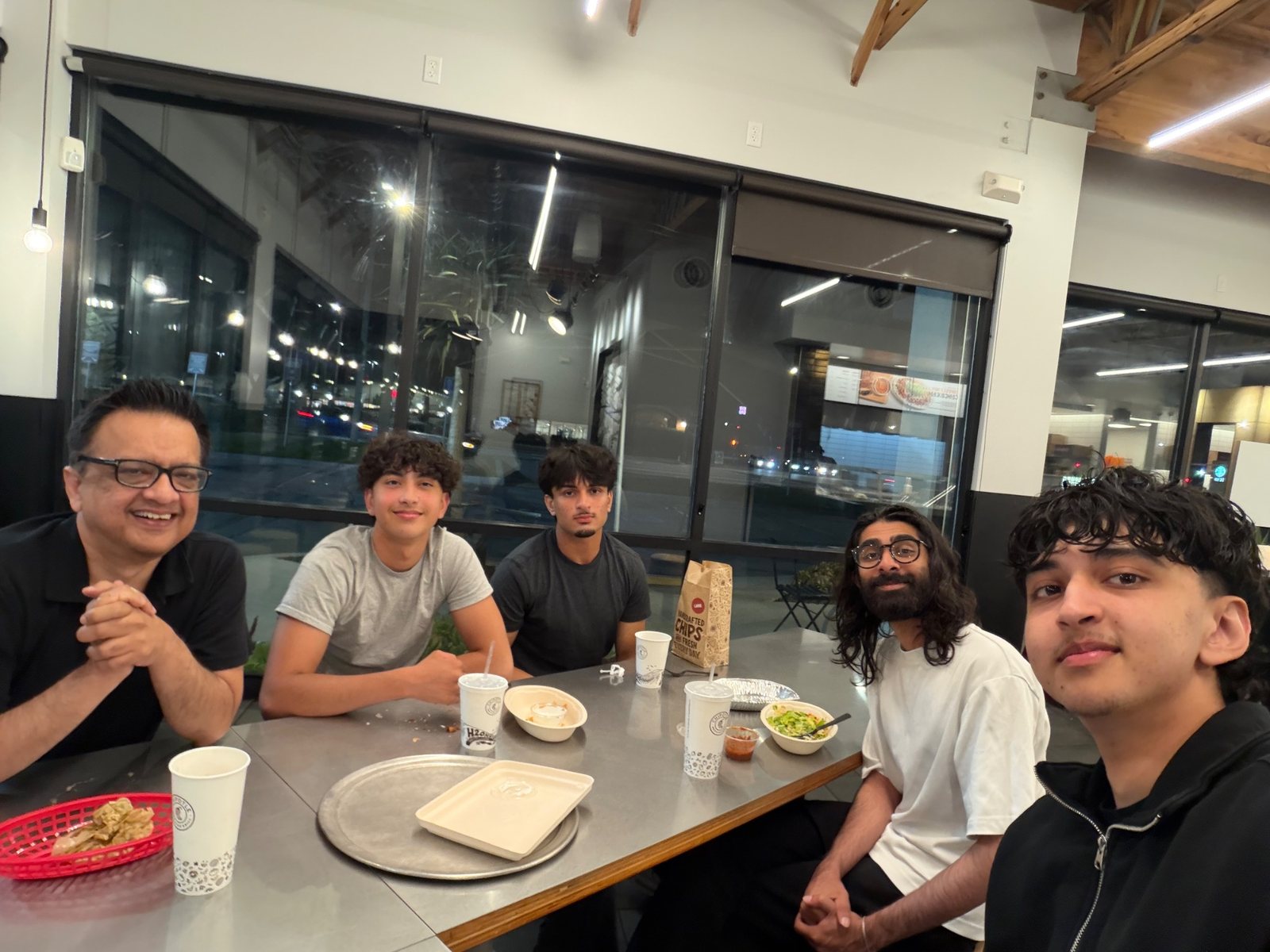 Founder Offsite participants sharing a meal after working sessions